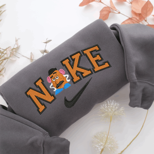 Nike Mr Potato Nike Embroidered Sweatshirt, Nike Movie Inspired, Best Gifts Idea For Him Her - Image 4