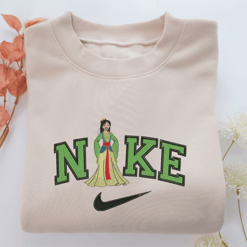 Nike Mulan v1 Nike Embroidered Sweatshirt, Nike Movie Inspired, Best Gifts Idea For Him Her