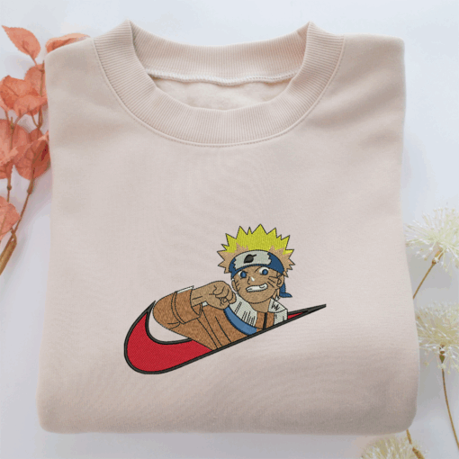 Nike Naruto Nike Embroidered Sweatshirt, Nike Movie Inspired, Best Gifts Idea For Him Her