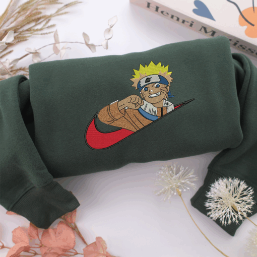 Nike Naruto Nike Embroidered Sweatshirt, Nike Movie Inspired, Best Gifts Idea For Him Her - Image 3
