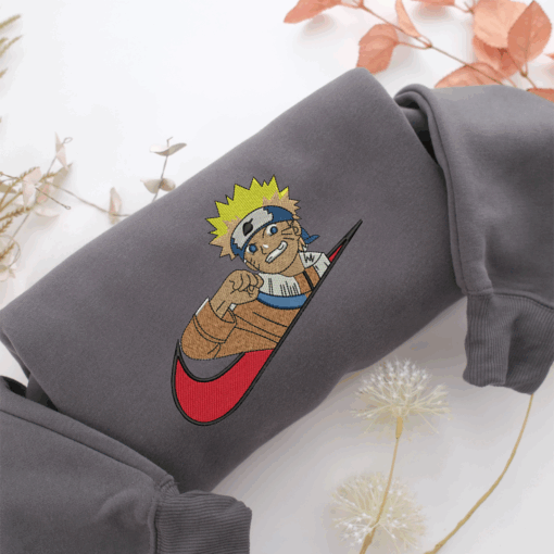 Nike Naruto Nike Embroidered Sweatshirt, Nike Movie Inspired, Best Gifts Idea For Him Her - Image 4