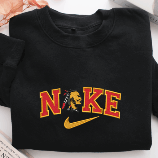 Nike Native Indian Nike Embroidered Sweatshirt, Nike Movie Inspired, Best Gifts Idea For Him Her - Image 2
