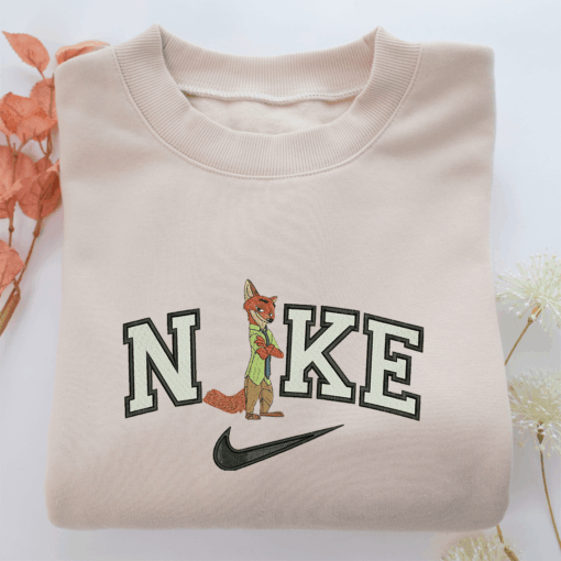 Nike Nick Wilde Nike Embroidered Sweatshirt, Nike Movie Inspired, Best Gifts Idea For Him Her