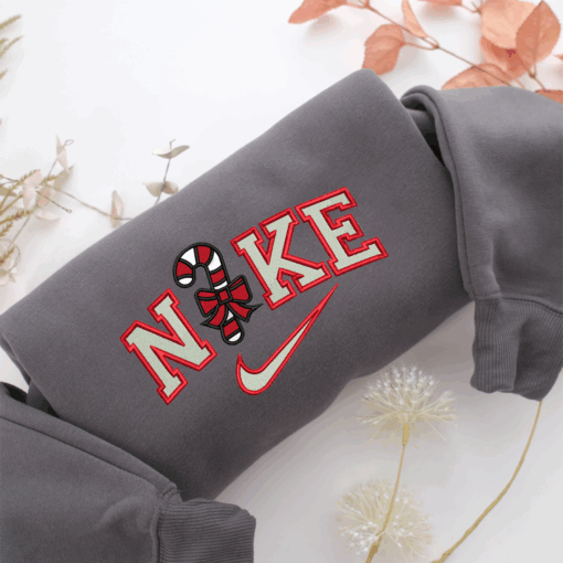 Nike Nike Embroidered Sweatshirt, Nike Movie Inspired, Best Gifts Idea For Him Her Candy Nike Embroidered Sweatshirt, Nike Movie Inspired, Best Gifts Idea For Him Her - Image 4