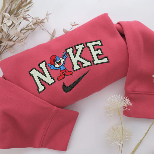 Nike Old Smurfs Embroidery, Disneyland Embroidered Sweatshirt, Movie Disney Inspired, Best Gifts Idea For Him Her - Image 4