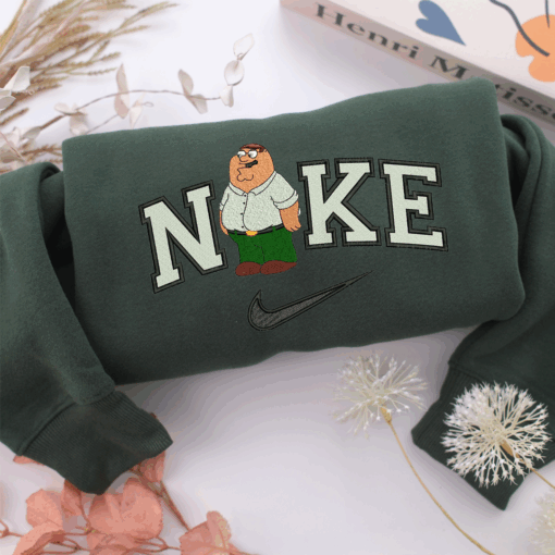 NIke Peter Griffin Nike Embroidered Sweatshirt, Nike Movie Inspired, Best Gifts Idea For Him Her - Image 3