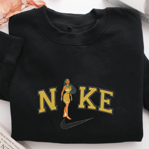 Nike Pocahontas Nike Embroidered Sweatshirt, Nike Movie Inspired, Best Gifts Idea For Him Her - Image 2