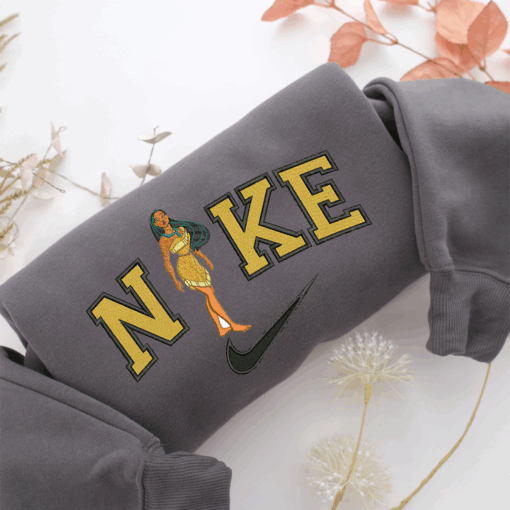 Nike Pocahontas Nike Embroidered Sweatshirt, Nike Movie Inspired, Best Gifts Idea For Him Her - Image 4