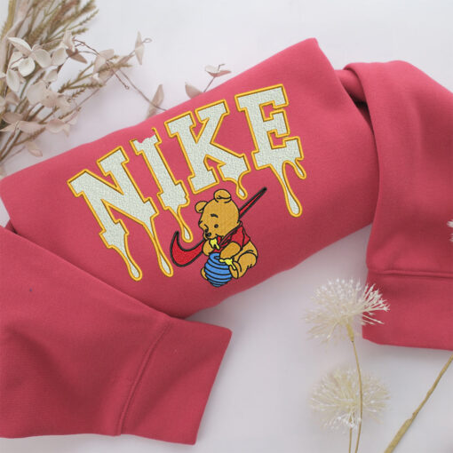 Nike Pooh Embroidery, Disneyland Embroidered Sweatshirt, Movie Disney Inspired, Best Gifts Idea For Him Her - Image 4