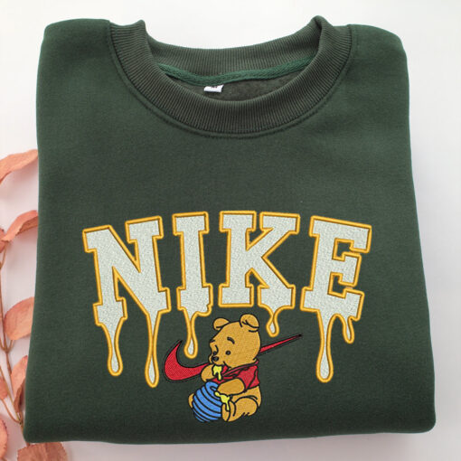 Nike Pooh Embroidery, Disneyland Embroidered Sweatshirt, Movie Disney Inspired, Best Gifts Idea For Him Her - Image 3