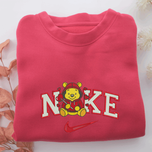 Nike Pooh Love Nike Embroidered Sweatshirt, Nike Movie Inspired, Best Gifts Idea For Him Her - Image 5