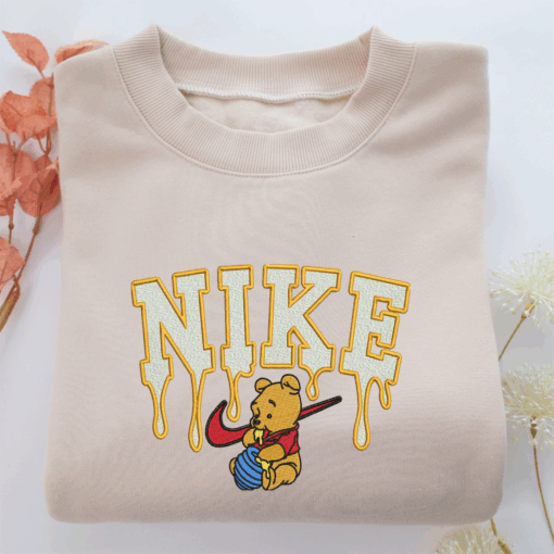 Nike Pooh Nike Embroidered Sweatshirt, Nike Movie Inspired, Best Gifts Idea For Him Her