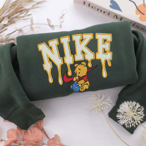 Nike Pooh Nike Embroidered Sweatshirt, Nike Movie Inspired, Best Gifts Idea For Him Her - Image 3
