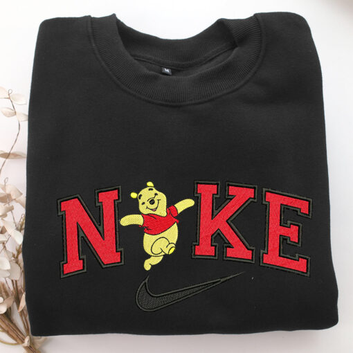 Nike Pooh v2 Embroidery, Disneyland Embroidered Sweatshirt, Movie Disney Inspired, Best Gifts Idea For Him Her - Image 5