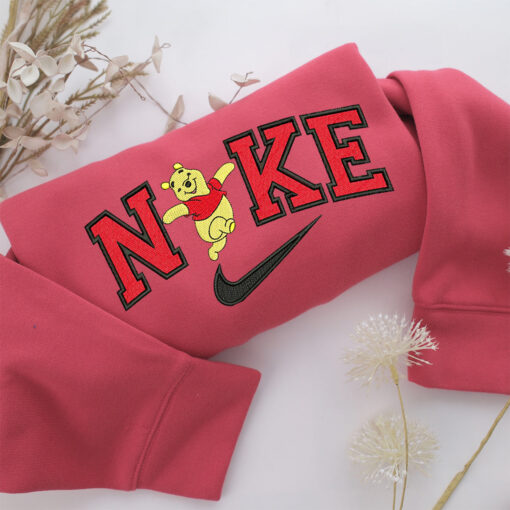 Nike Pooh v2 Embroidery, Disneyland Embroidered Sweatshirt, Movie Disney Inspired, Best Gifts Idea For Him Her - Image 4