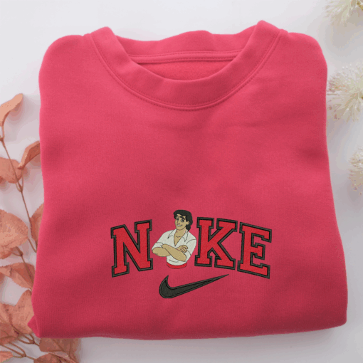 Nike Prince Eric Half Body Nike Embroidered Sweatshirt, Nike Movie Inspired, Best Gifts Idea For Him Her - Image 5