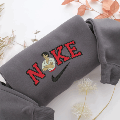 Nike Prince Eric Half Body Nike Embroidered Sweatshirt, Nike Movie Inspired, Best Gifts Idea For Him Her - Image 4
