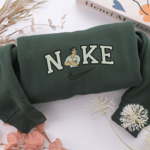 Nike Prince Eric Half Body v2 Nike Embroidered Sweatshirt, Nike Movie Inspired, Best Gifts Idea For Him Her - Image 3