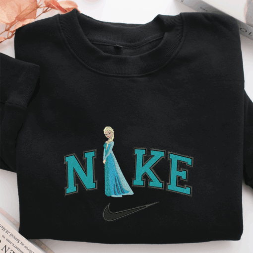Nike Princess Frozen Nike Embroidered Sweatshirt, Nike Movie Inspired, Best Gifts Idea For Him Her - Image 2