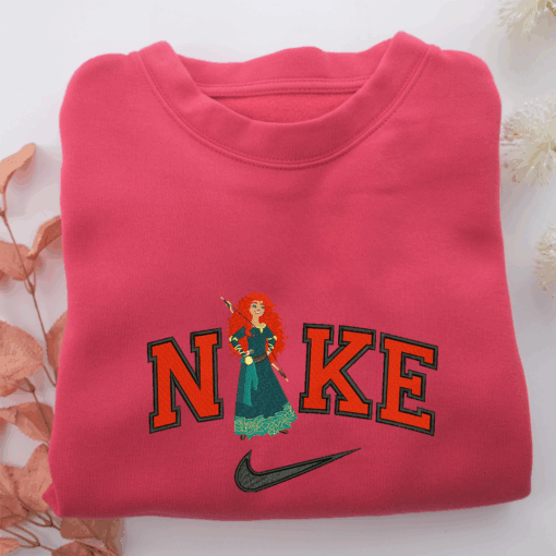 Nike Princess Merida Nike Embroidered Sweatshirt, Nike Movie Inspired, Best Gifts Idea For Him Her - Image 5