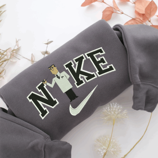 Nike Professor Utonium Nike Embroidered Sweatshirt, Nike Movie Inspired, Best Gifts Idea For Him Her - Image 4