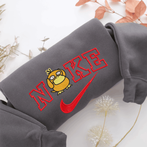 Nike Psyduck Nike Embroidered Sweatshirt, Nike Movie Inspired, Best Gifts Idea For Him Her - Image 4
