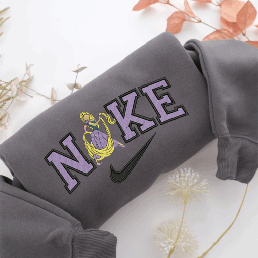 Nike Rapunzel Full Body Nike Embroidered Sweatshirt, Nike Movie Inspired, Best Gifts Idea For Him Her - Image 4