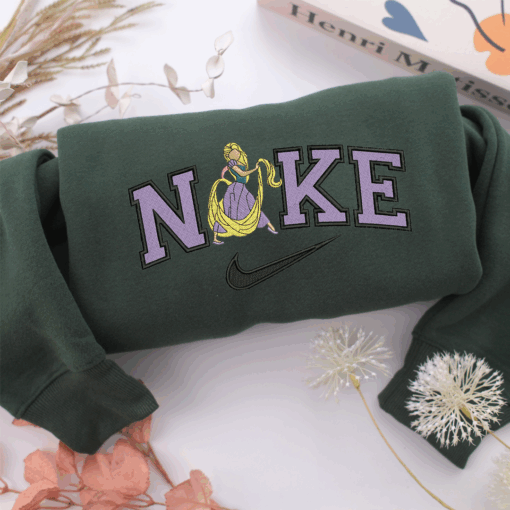 Nike Rapunzel Full Body Nike Embroidered Sweatshirt, Nike Movie Inspired, Best Gifts Idea For Him Her - Image 3