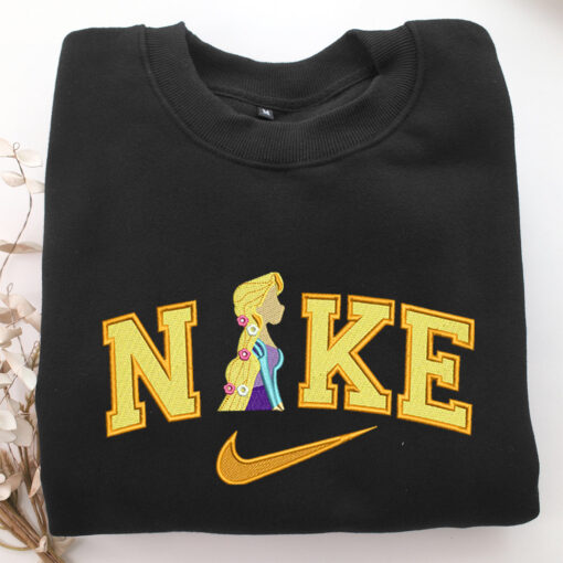 Nike Rapunzel Half Body Embroidery, Disneyland Embroidered Sweatshirt, Movie Disney Inspired, Best Gifts Idea For Him Her - Image 5