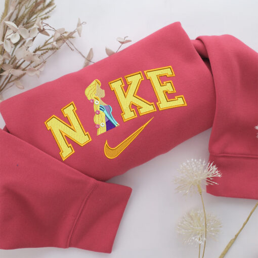 Nike Rapunzel Half Body Embroidery, Disneyland Embroidered Sweatshirt, Movie Disney Inspired, Best Gifts Idea For Him Her - Image 4