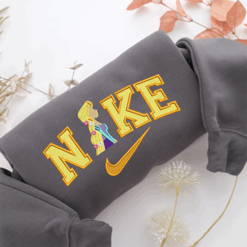 Nike Rapunzel Half Body  Nike Embroidered Sweatshirt, Nike Movie Inspired, Best Gifts Idea For Him Her - Image 4
