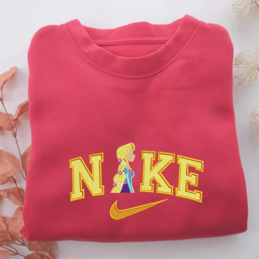 Nike Rapunzel Half Body  Nike Embroidered Sweatshirt, Nike Movie Inspired, Best Gifts Idea For Him Her - Image 5