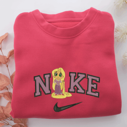 Nike Rapunzel v1 Nike Embroidered Sweatshirt, Nike Movie Inspired, Best Gifts Idea For Him Her - Image 5