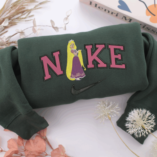 Nike Rapunzel v2 Nike Embroidered Sweatshirt, Nike Movie Inspired, Best Gifts Idea For Him Her - Image 3