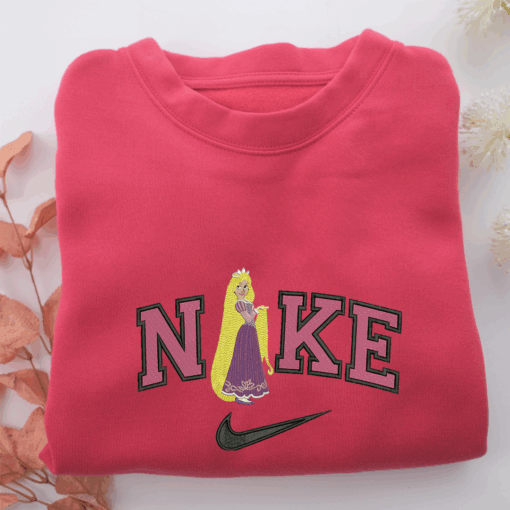 Nike Rapunzel v2 Nike Embroidered Sweatshirt, Nike Movie Inspired, Best Gifts Idea For Him Her - Image 5