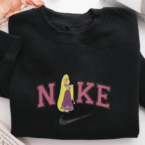 Nike Rapunzel v2 Nike Embroidered Sweatshirt, Nike Movie Inspired, Best Gifts Idea For Him Her - Image 2