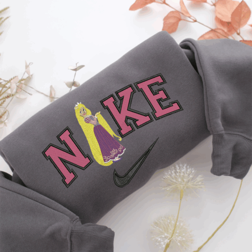 Nike Rapunzel v2 Nike Embroidered Sweatshirt, Nike Movie Inspired, Best Gifts Idea For Him Her - Image 4