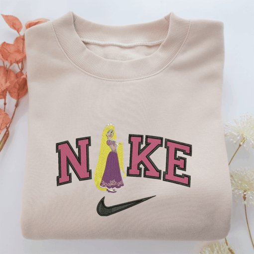 Nike Rapunzel v2 Nike Embroidered Sweatshirt, Nike Movie Inspired, Best Gifts Idea For Him Her