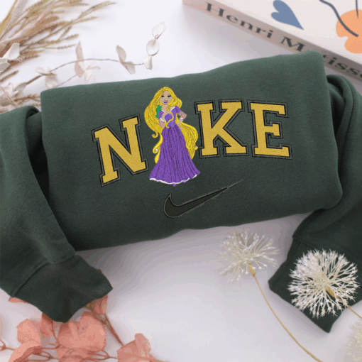 Nike Rapunzel v3 Nike Embroidered Sweatshirt, Nike Movie Inspired, Best Gifts Idea For Him Her - Image 3