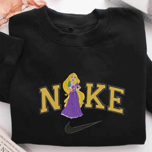 Nike Rapunzel v3 Nike Embroidered Sweatshirt, Nike Movie Inspired, Best Gifts Idea For Him Her - Image 2