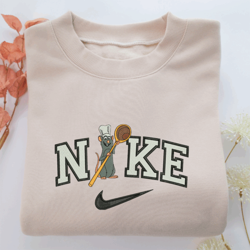 Nike Ratatouille Nike Embroidered Sweatshirt, Nike Movie Inspired, Best Gifts Idea For Him Her