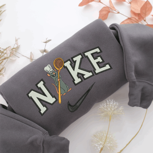 Nike Ratatouille Nike Embroidered Sweatshirt, Nike Movie Inspired, Best Gifts Idea For Him Her - Image 4