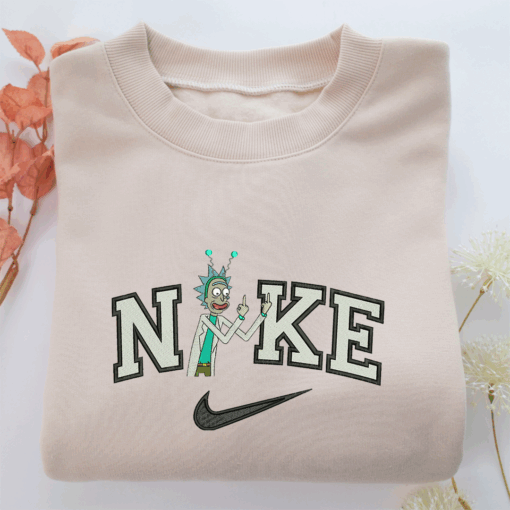 Nike Rick Sanchez Nike Embroidered Sweatshirt, Nike Movie Inspired, Best Gifts Idea For Him Her