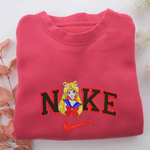 Nike Sailor Moon Half Nike Embroidered Sweatshirt, Nike Movie Inspired, Best Gifts Idea For Him Her - Image 5