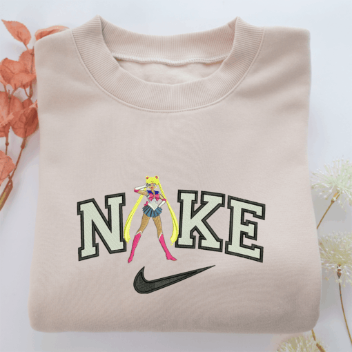 Nike Sailor Moon Nike Embroidered Sweatshirt, Nike Movie Inspired, Best Gifts Idea For Him Her