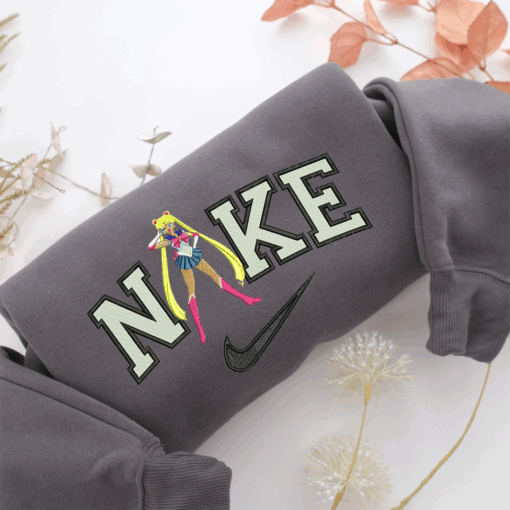 Nike Sailor Moon Nike Embroidered Sweatshirt, Nike Movie Inspired, Best Gifts Idea For Him Her - Image 4