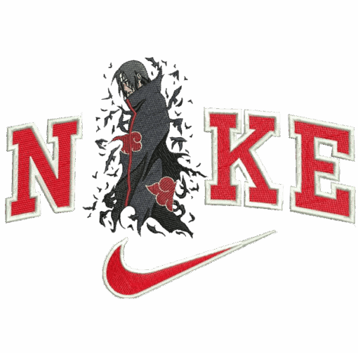 Nike Sasuke Akatsuki Nike Embroidered Sweatshirt, Nike Movie Inspired, Best Gifts Idea For Him Her