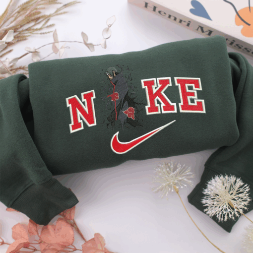 Nike Sasuke Akatsuki Nike Embroidered Sweatshirt, Nike Movie Inspired, Best Gifts Idea For Him Her - Image 4