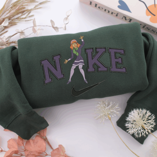 Nike Scared Daphne Blake Nike Embroidered Sweatshirt, Nike Movie Inspired, Best Gifts Idea For Him Her - Image 3
