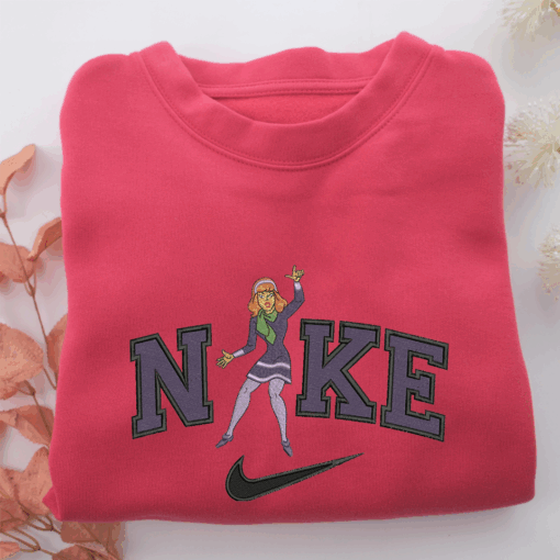 Nike Scared Daphne Blake Nike Embroidered Sweatshirt, Nike Movie Inspired, Best Gifts Idea For Him Her - Image 5